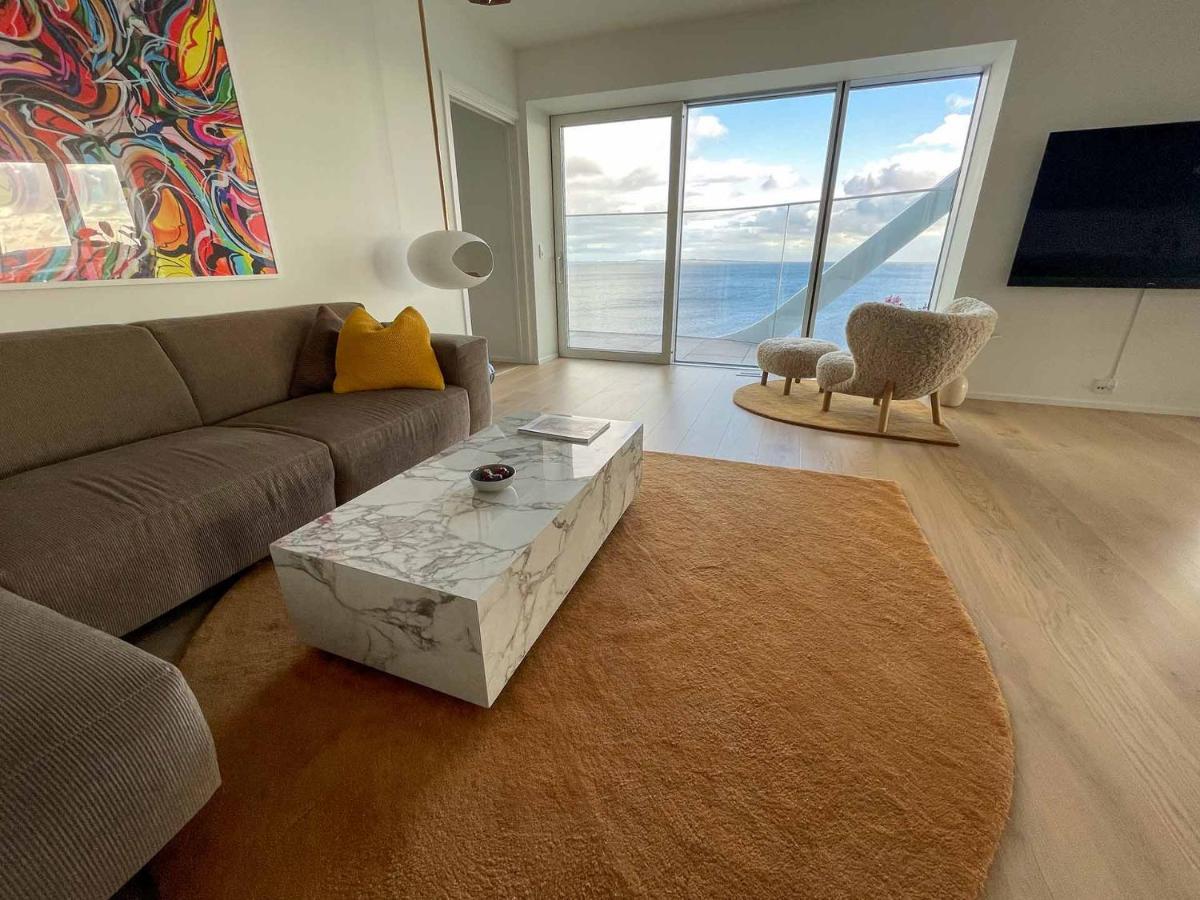 Amazing Sea View Apartment Århus Exteriör bild
